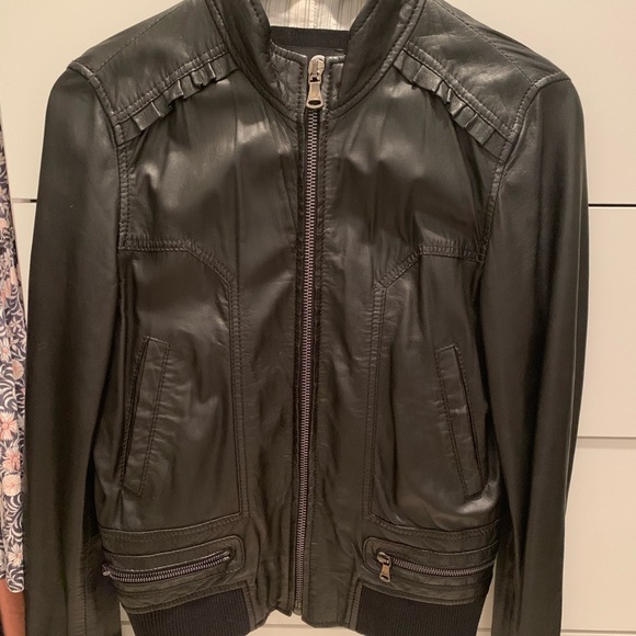 D&G Jackets & Coats Dg Leather Jacket Poshmark